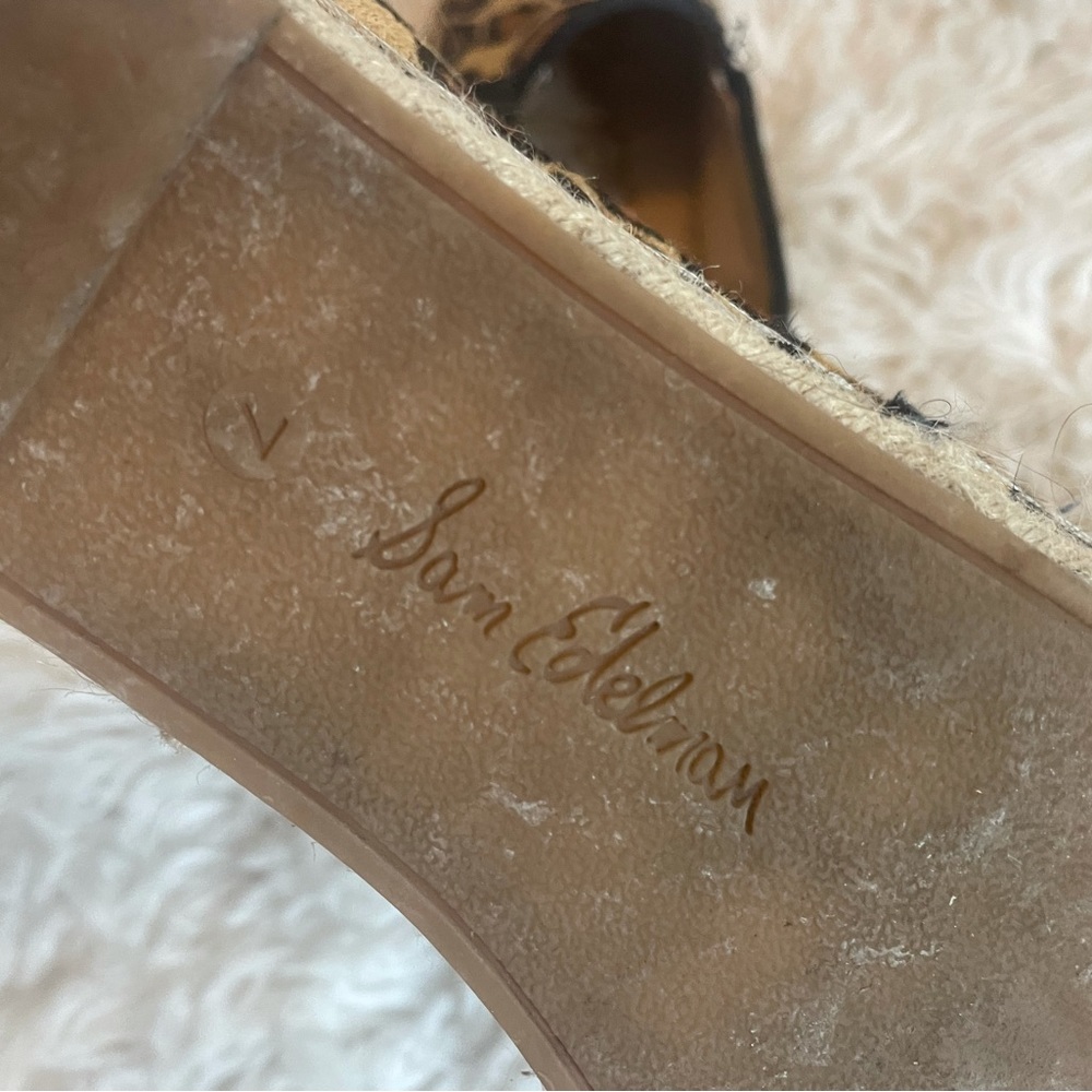 Sam Edelman Slip On Platform Espadrille Cheetah P… - image 4